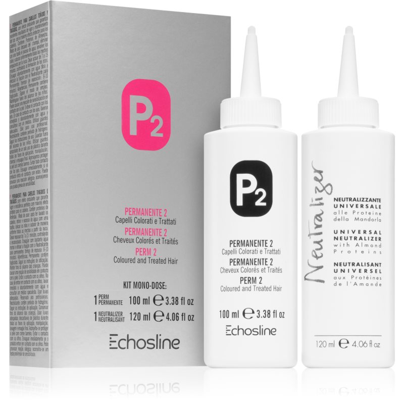 Echosline Perm 2 trvalá ondulace pro barvené vlasy 100+120 ml 220 ml - parfo.cz