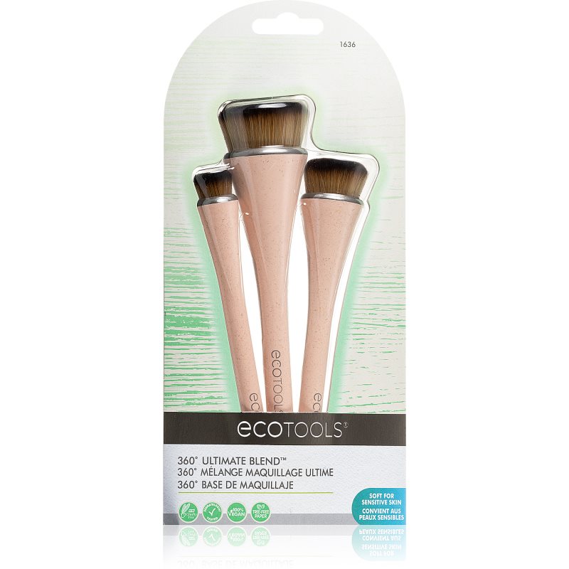 EcoTools 360° Ultimate Blend™ sada štětců na obličej - parfo.cz