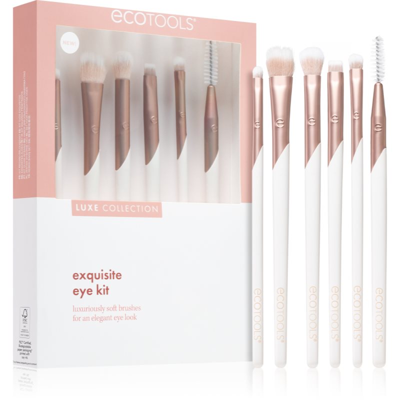 EcoTools Luxe Collection Exquisite sada štětců na oči a obočí 6 ks - parfo.cz