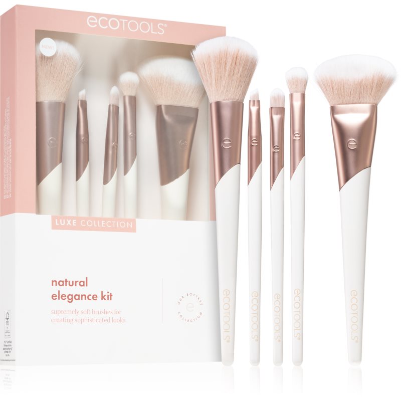 EcoTools Luxe Collection Natural Elegance sada štětců pro dokonalý vzhled 5 ks - parfo.cz