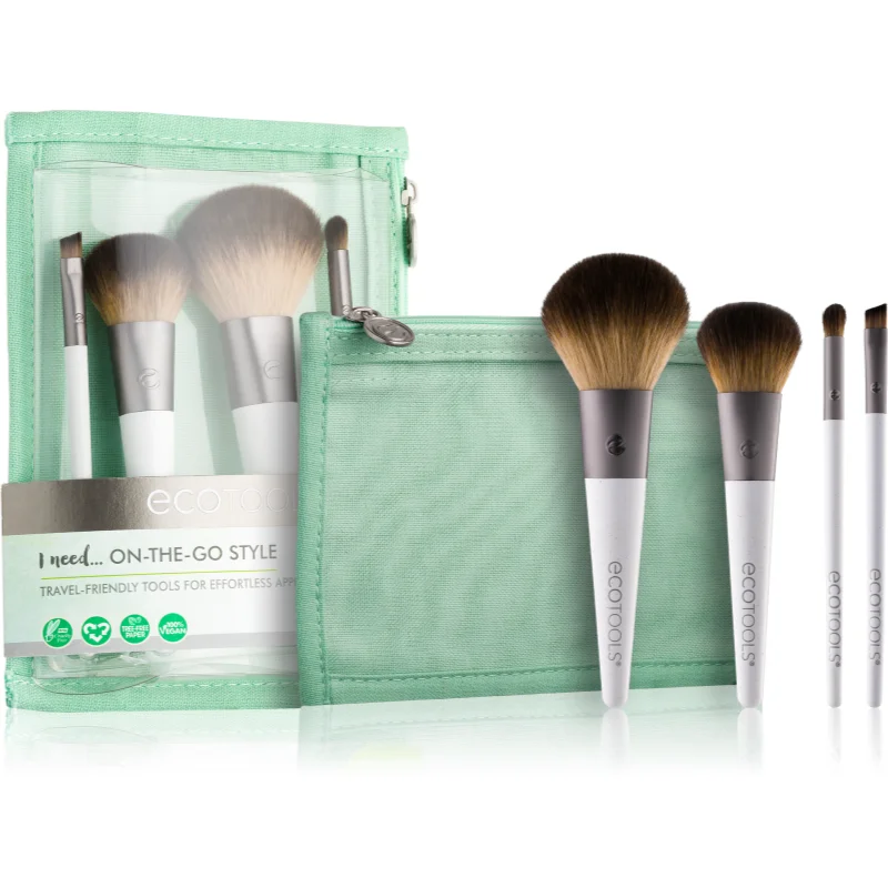 EcoTools On-The-Go Style sada štětců na cesty - parfo.cz