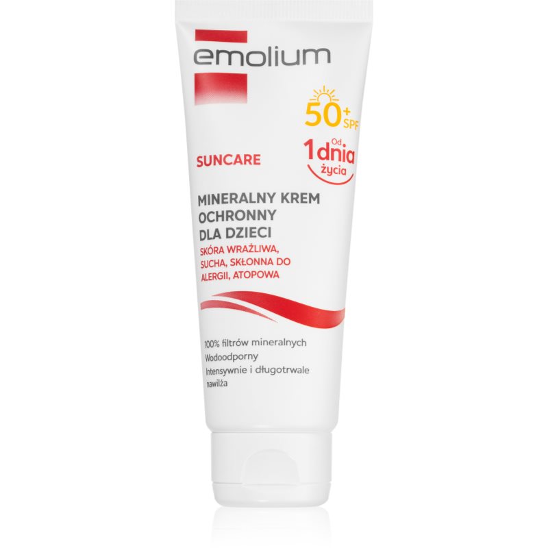 Emolium Sun Care minerální ochranný krém na obličej a tělo pro děti SPF 50+ 50 ml - parfo.cz
