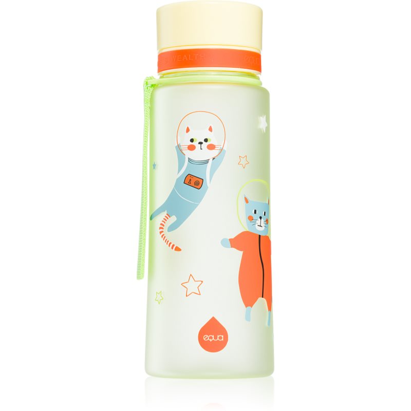 Equa Kids láhev na vodu pro děti Space Catos 600 ml - parfo.cz