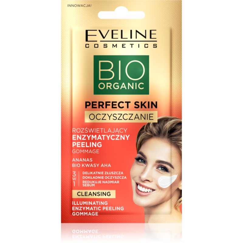 Eveline Cosmetics Perfect Skin Gommage 3v1 jemný enzymatický peeling 8 ml - parfo.cz