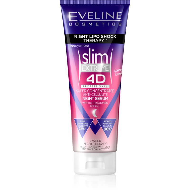 Eveline Cosmetics Slim Extreme superkoncentrované noční sérum s hřejivým účinkem 250 ml - parfo.cz