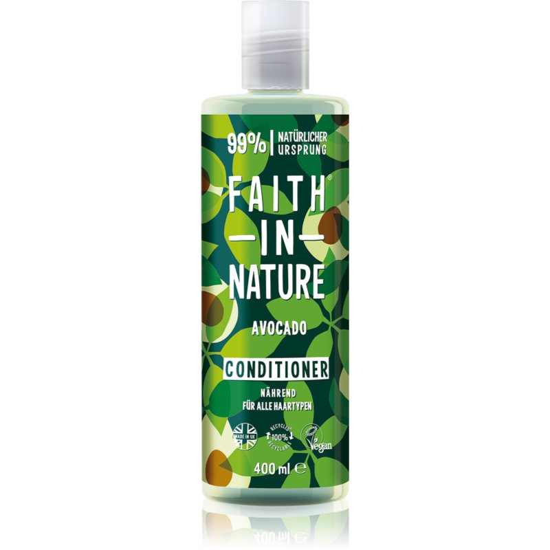Faith In Nature Avocado pečující kondicionér pro všechny typy vlasů 400 ml - parfo.cz
