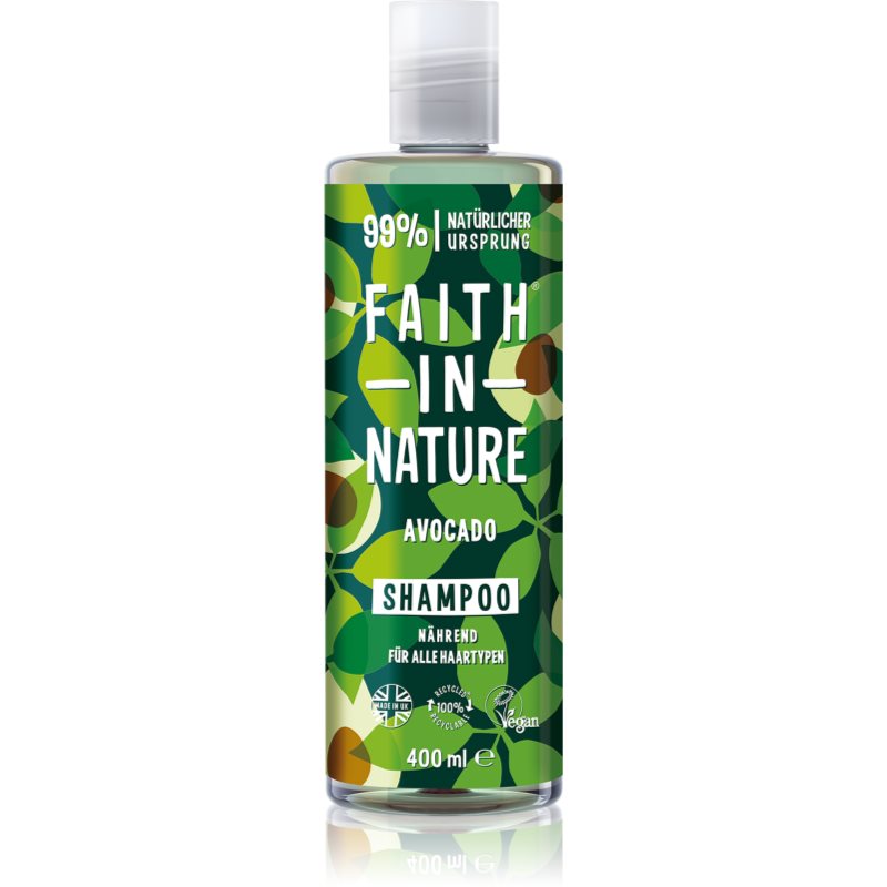 Faith In Nature Avocado pečující šampon pro všechny typy vlasů 400 ml - parfo.cz