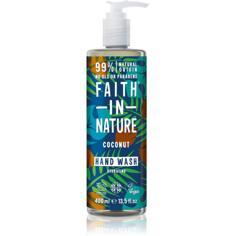 Faith In Nature Coconut přírodní tekuté mýdlo na ruce s kokosovým olejem 400 ml - parfo.cz
