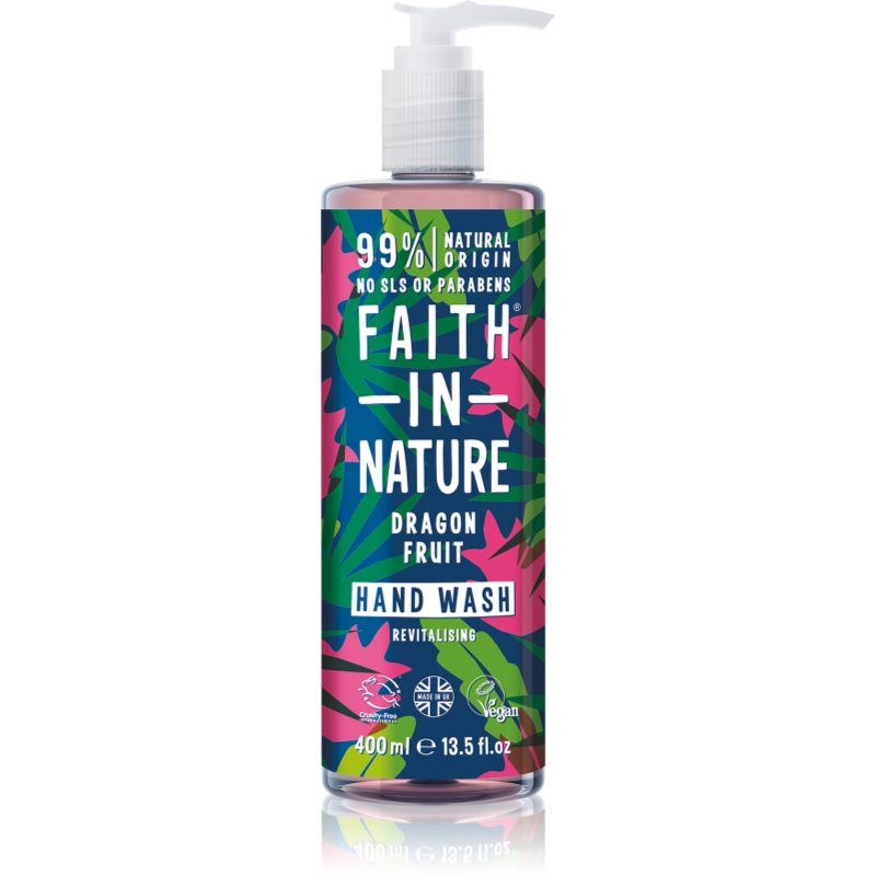Faith In Nature Dragon Fruit přírodní tekuté mýdlo na ruce s revitalizačním účinkem 400 ml - parfo.cz