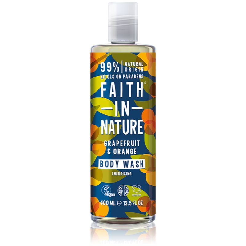 Faith In Nature Grapefruit & Orange energizující sprchový gel 400 ml - parfo.cz