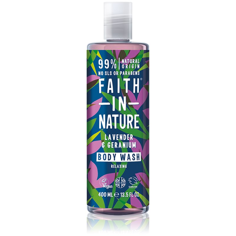 Faith In Nature Lavender & Geranium relaxační sprchový gel 400 ml - parfo.cz