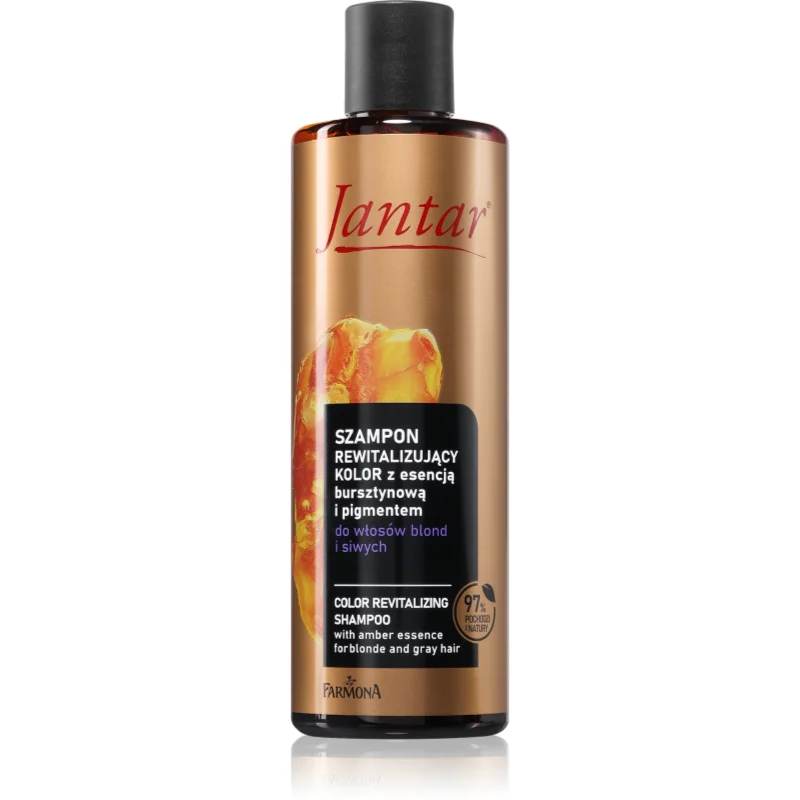 Farmona Jantar Amber Essence revitalizační šampon pro blond a šedivé vlasy 300 ml - parfo.cz