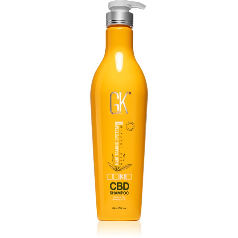 GK Hair CBD Shampoo intenzivně vyživující šampon s CBD 650 ml - parfo.cz