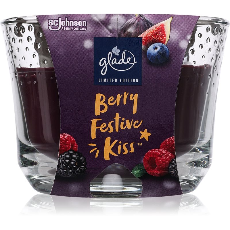 GLADE Berry Festive Kiss vonná svíčka 204 g - parfo.cz