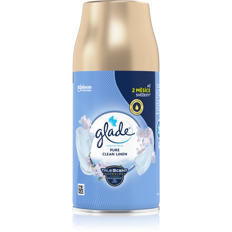 GLADE Pure Clean Linen automatický osvěžovač vzduchu náhradní náplň 269 ml - parfo.cz