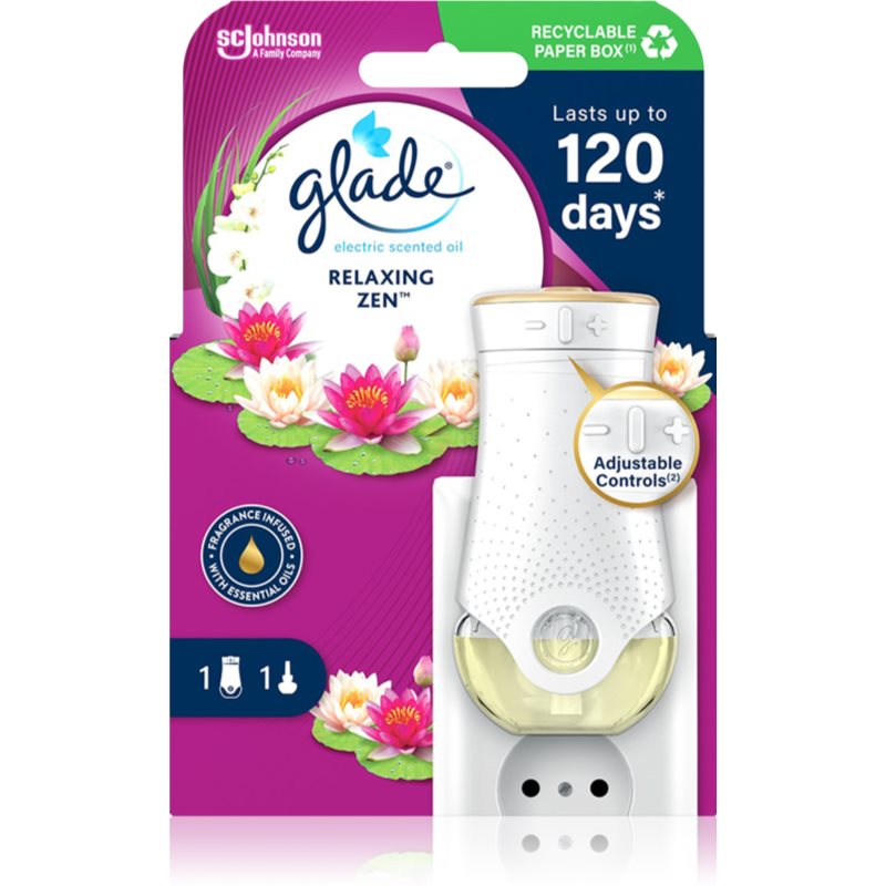 GLADE Relaxing Zen elektrický osvěžovač vzduchu 20 ml - parfo.cz