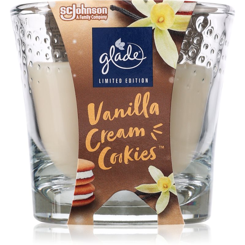 GLADE Vanilla Cream Cookies vonná svíčka 112 g - parfo.cz