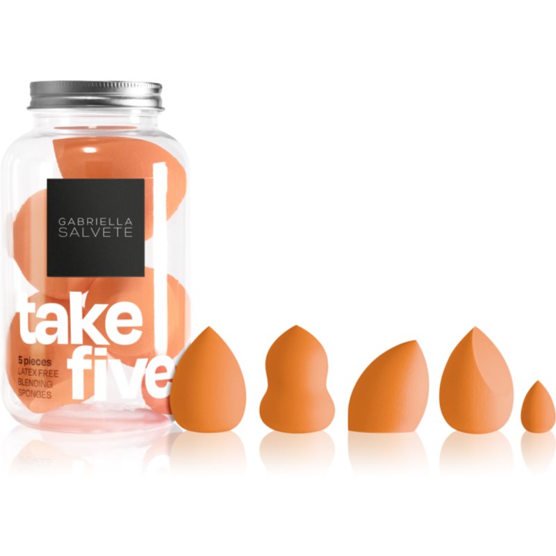Gabriella Salvete Take Five Orange sada houbiček na make-up - parfo.cz