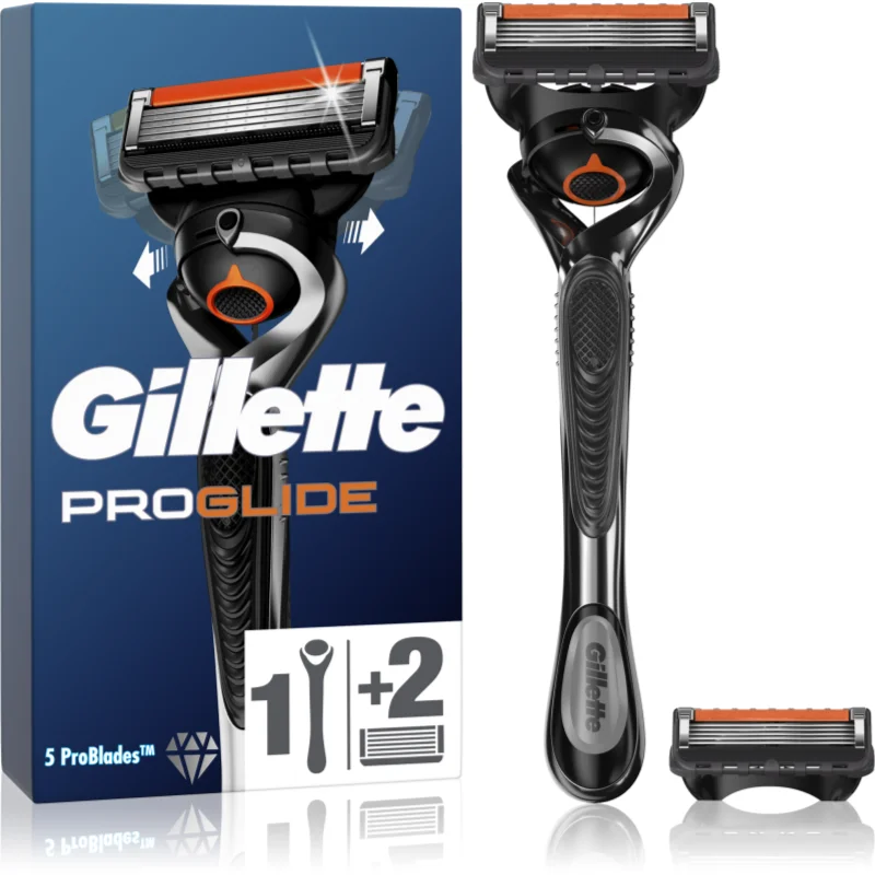 Gillette ProGlide holicí strojek + náhradní břity 2 ks - parfo.cz