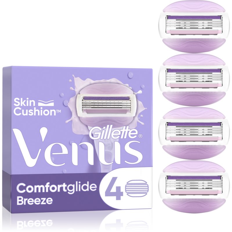 Gillette Venus ComfortGlide Breeze náhradní břity 4 ks - parfo.cz