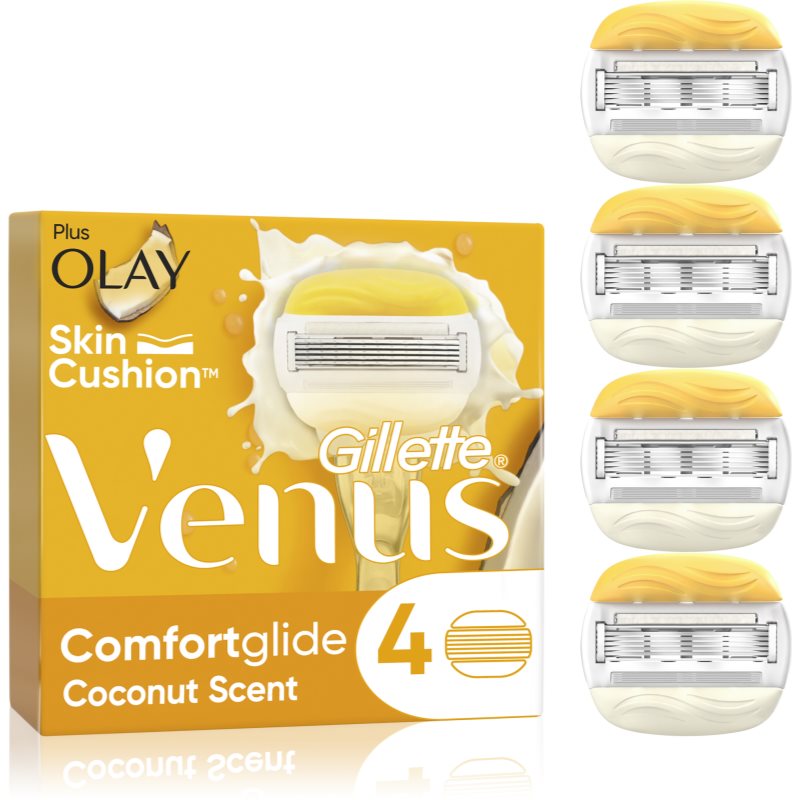 Gillette Venus ComfortGlide Olay Coconut náhradní břity 4 ks - parfo.cz