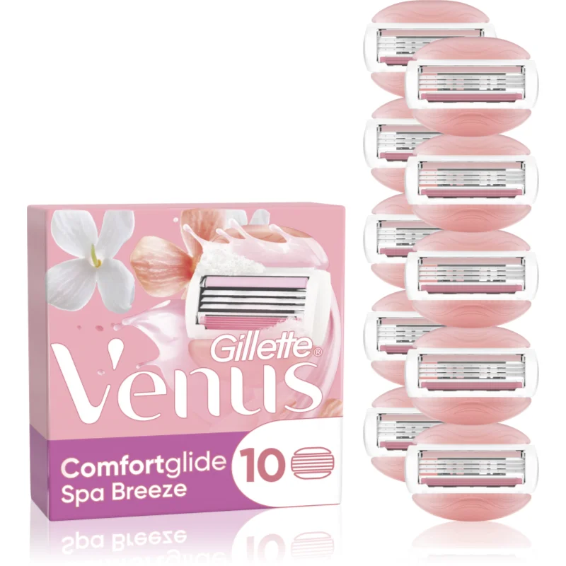 Gillette Venus ComfortGlide Spa Breeze náhradní břity 10 ks - parfo.cz