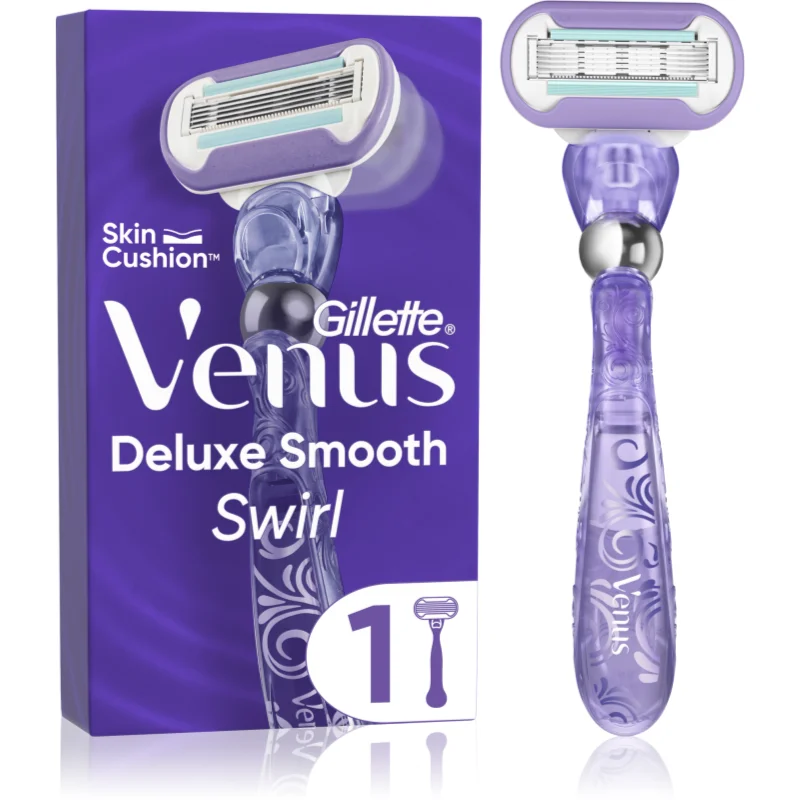 Gillette Venus Deluxe Smooth Swirl holicí strojek + náhradní břity 1 ks - parfo.cz