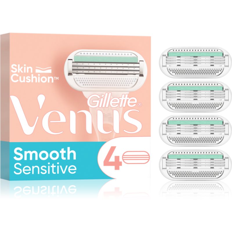 Gillette Venus Sensitive Smooth náhradní hlavice 4 ks - parfo.cz