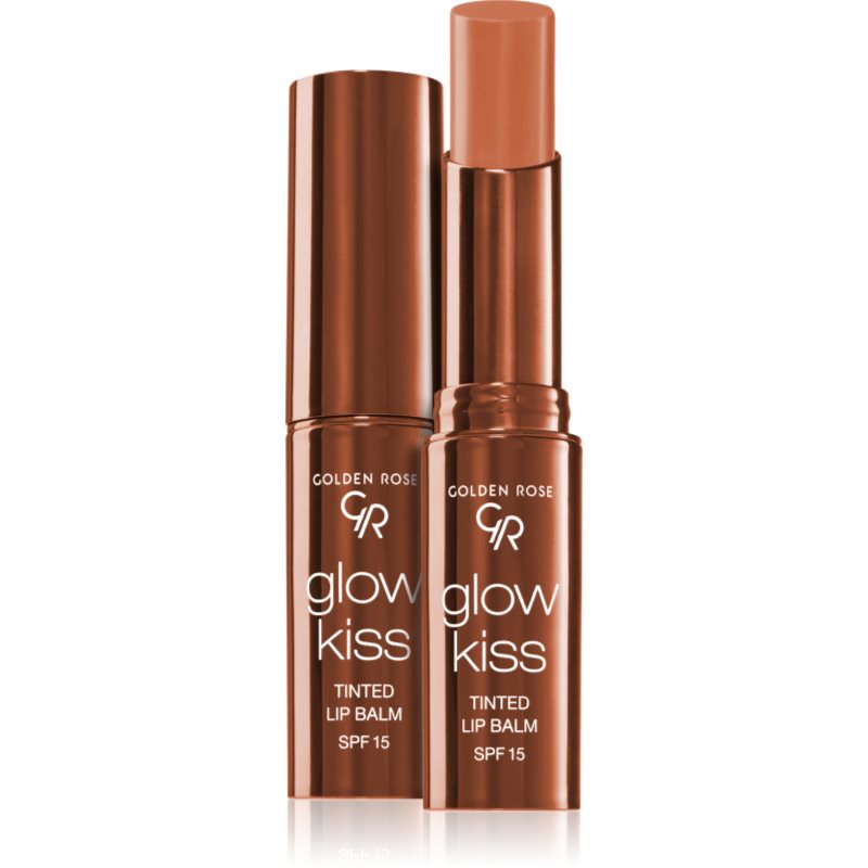 Golden Rose Glow Kiss tónovací balzám na rty SPF 15 odstín 06 Choco Cake 3 g - parfo.cz