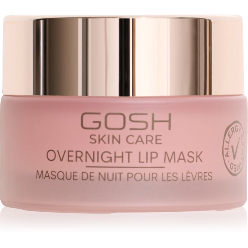 Gosh Skin Care Overnight hydratační maska na rty na noc 15 ml - parfo.cz