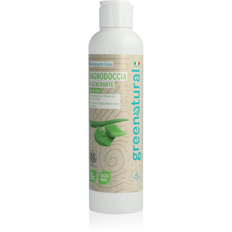 Greenatural Body Wash Aloe Vera & Olive regenerační sprchový gel 250 ml - parfo.cz