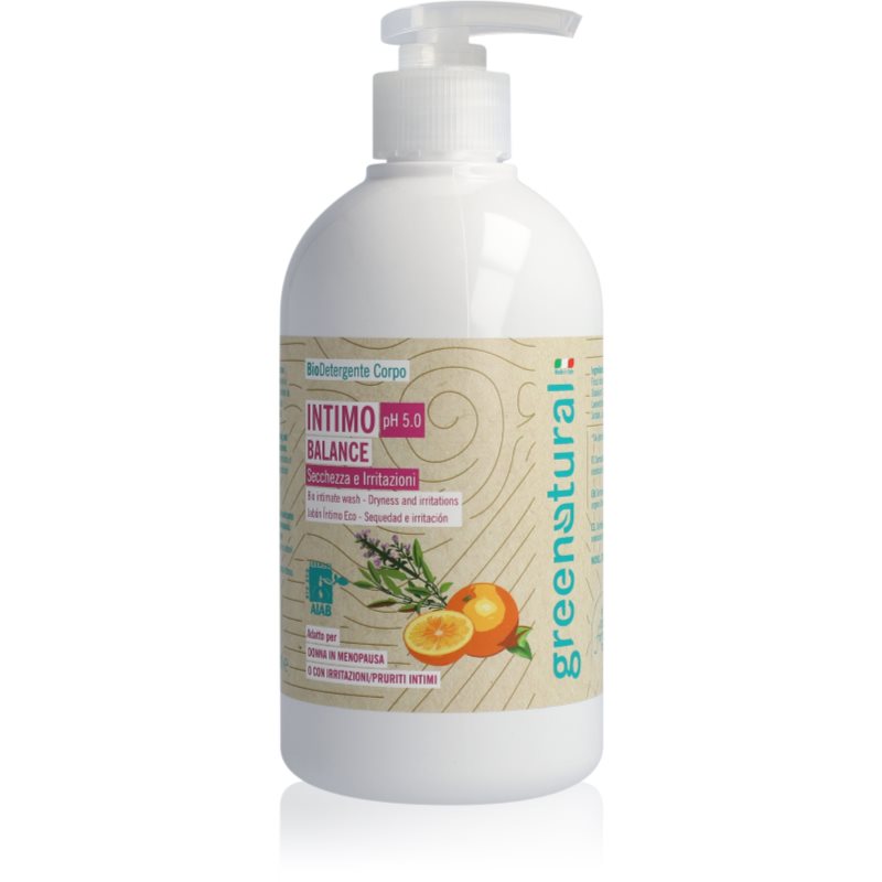 Greenatural Intimate Wash Gel Balance Orange pH 5