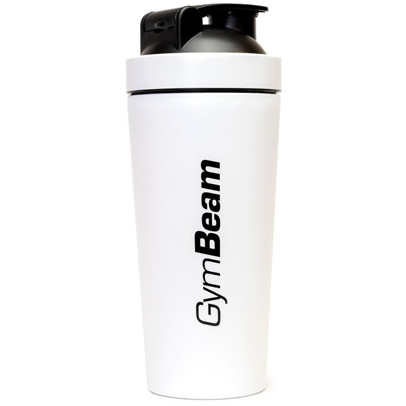 GymBeam Šejkr Steel sportovní šejkr barva White 739 ml - parfo.cz