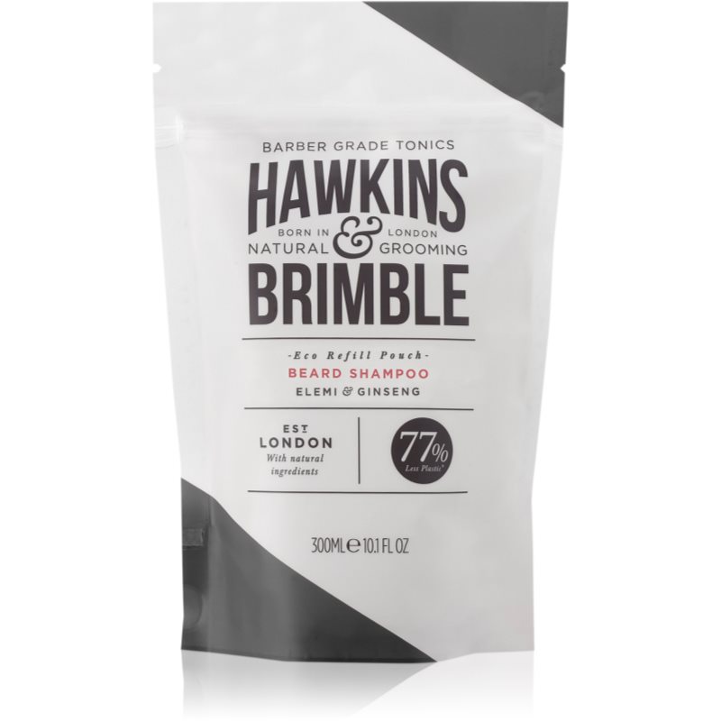 Hawkins & Brimble Beard Shampoo Eco Refill Pouch šampon na vousy náhradní náplň 300 ml - parfo.cz