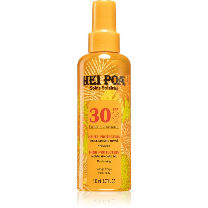 Hei Poa Monoi Suncare olej na opalování ve spreji SPF 30 150 ml - parfo.cz