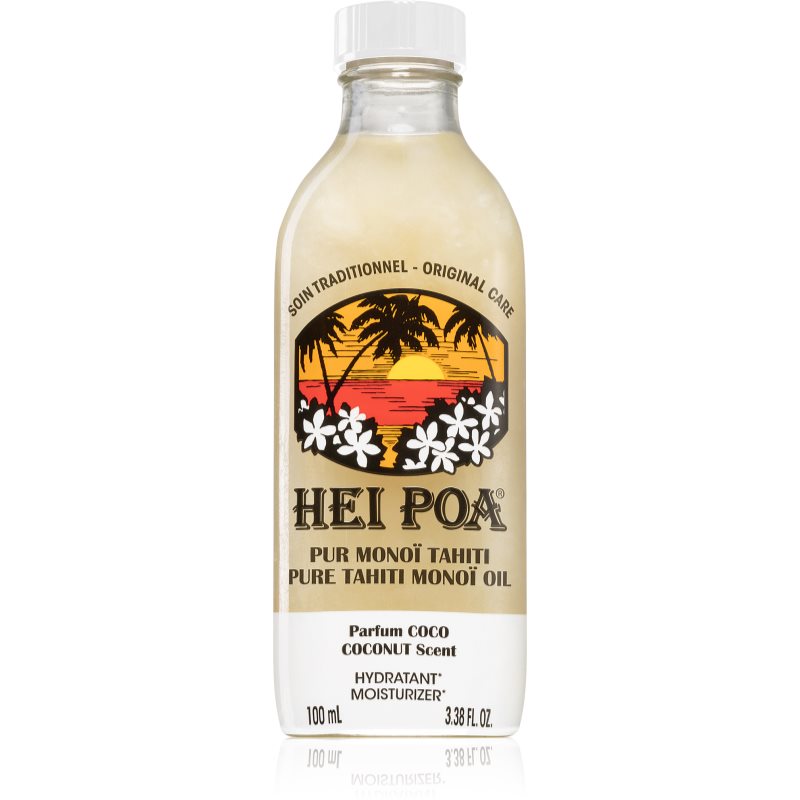 Hei Poa Pure Tahiti Monoï Oil Coconut multifunkční olej na tělo a vlasy 100 ml - parfo.cz