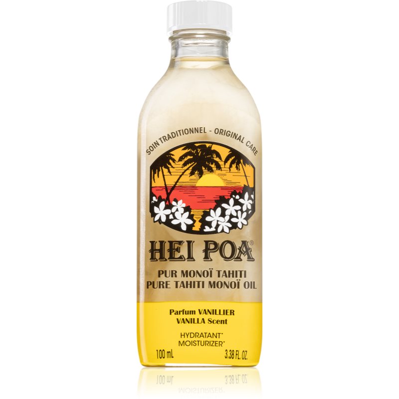 Hei Poa Pure Tahiti Monoï Oil Vanilla multifunkční olej na tělo a vlasy 100 ml - parfo.cz