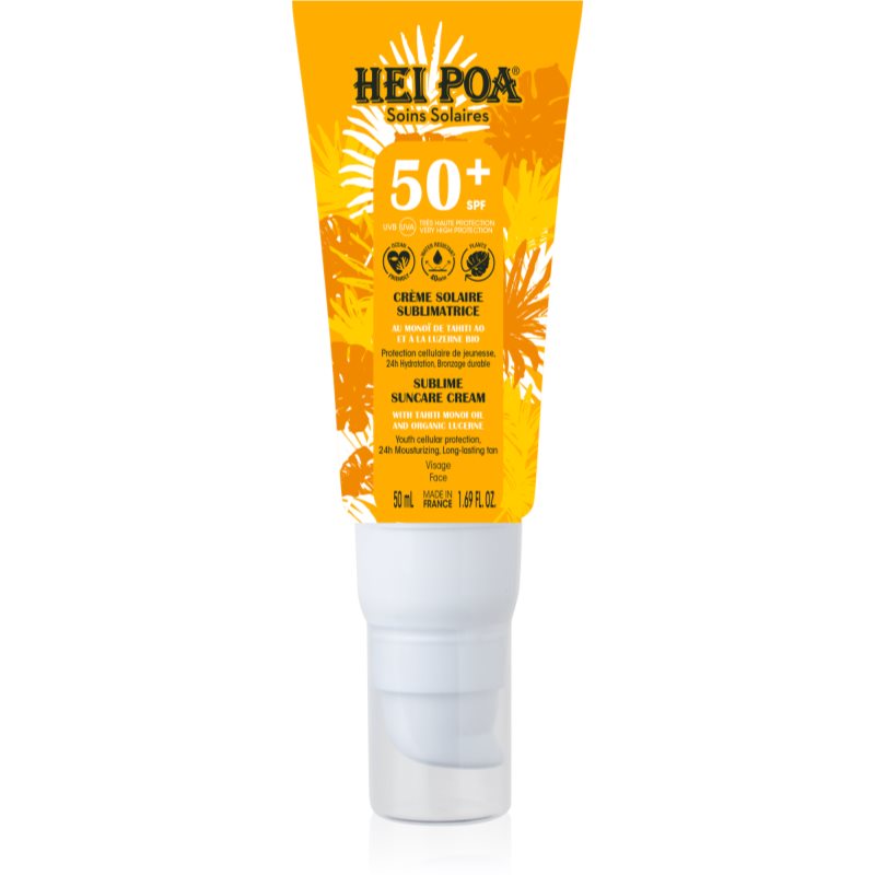 Hei Poa Suncare krém na opalování SPF 50+ na obličej 50 ml - parfo.cz