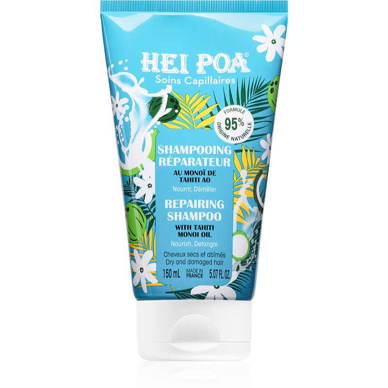 Hei Poa Tahiti Monoi Oil  Tiara šampon a kondicionér 2 v 1 pro suché a poškozené vlasy 150 ml - parfo.cz