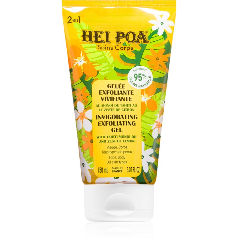 Hei Poa Tahiti Monoi Oil Zest of Lemon exfoliační gel 150 ml - parfo.cz