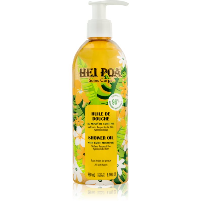Hei Poa Tahiti Monoi Oil jemný sprchový olej 250 ml - parfo.cz
