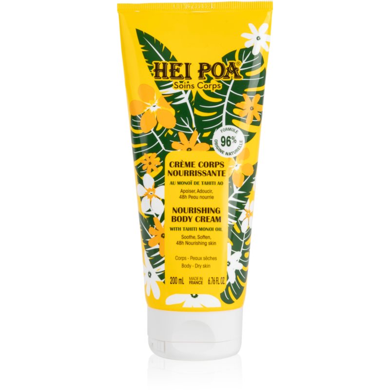 Hei Poa Tahiti Monoi Oil vyživující tělový krém 200 ml - parfo.cz