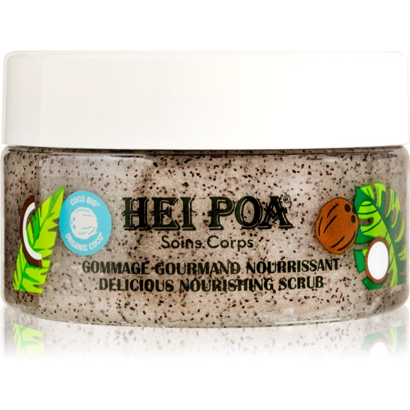 Hei Poa Tahiti Monoi Oil vyživující tělový peeling s kokosem 260 g - parfo.cz