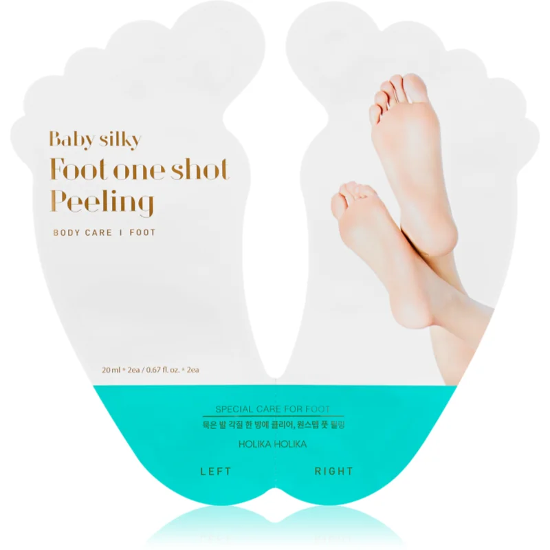 Holika Holika Baby Silky Foot exfoliační maska na popraskaná chodidla + ponožky 2 x 20 ml - parfo.cz