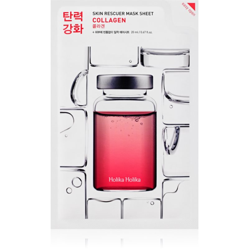 Holika Holika Skin Rescuer Collagen plátýnková maska se zpevňujícím účinkem s kolagenem 20 ml - parfo.cz