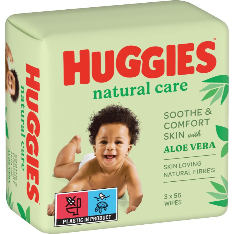 Huggies Natural Care čisticí ubrousky 3x56 ks - parfo.cz