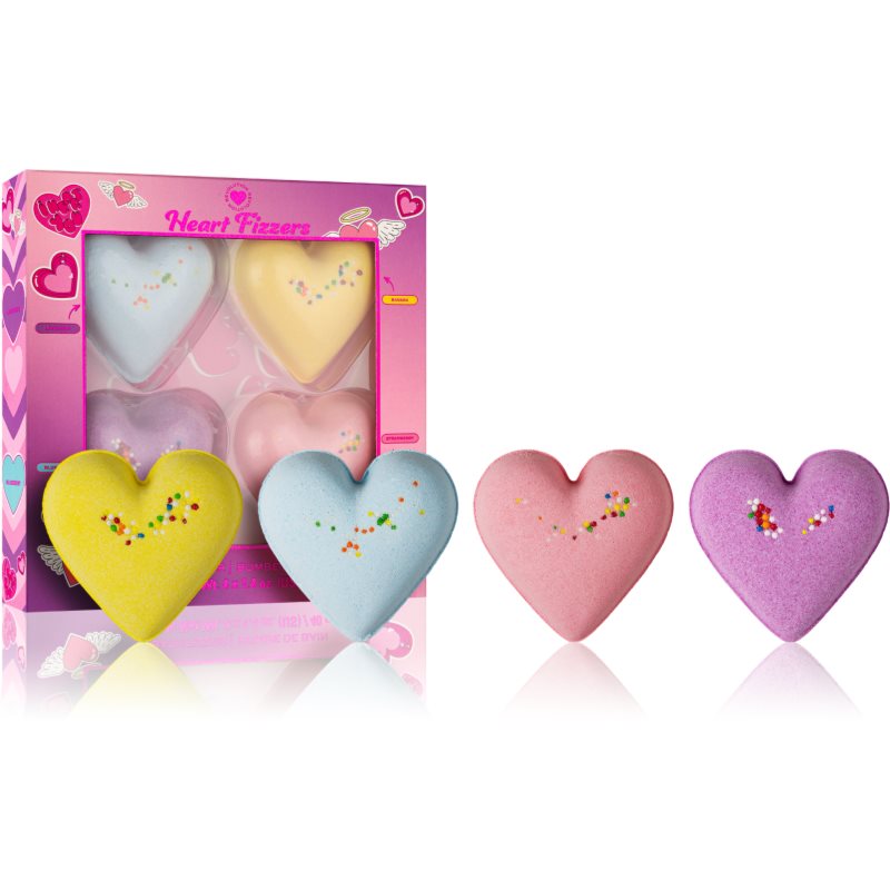 I Heart Revolution Fizzer Kit Hearts dárková sada do koupele pro ženy 1 ks - parfo.cz
