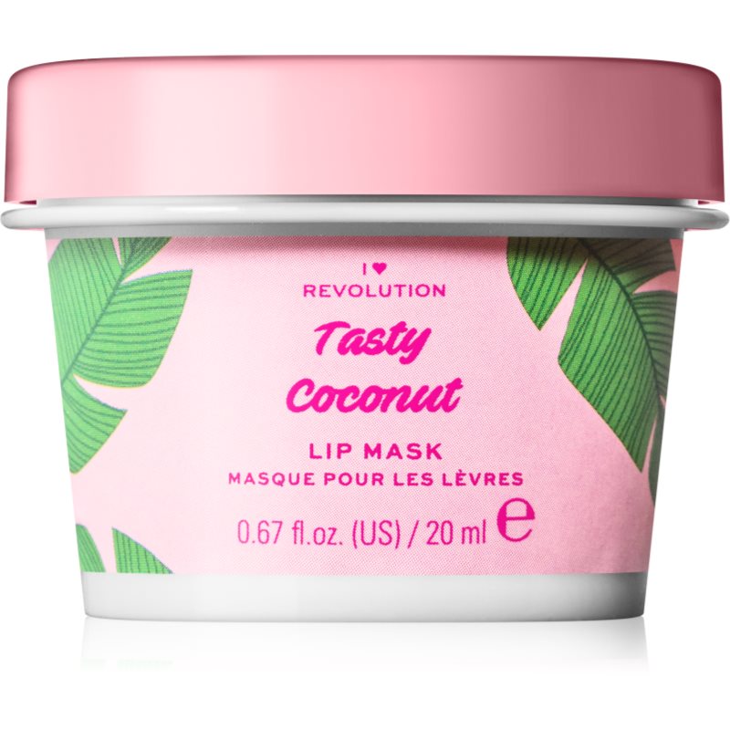I Heart Revolution Tasty Coconut hydratační maska na rty s kokosovým olejem 20 ml - parfo.cz