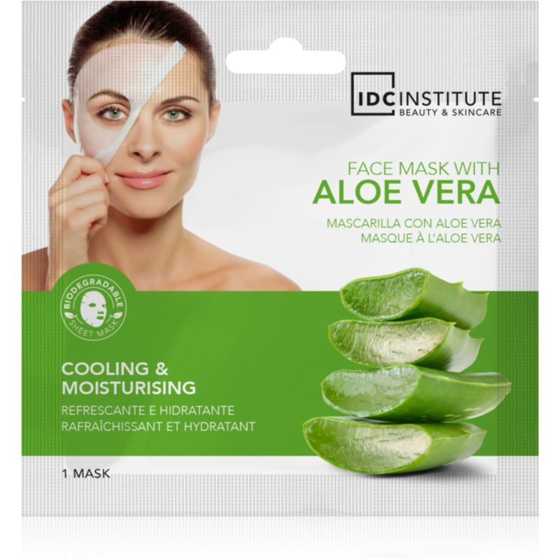 IDC Institute Aloe Vera osvěžující maska na obličej 22 g - parfo.cz