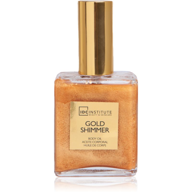 IDC Institute Gold Shimmer suchý bronzový olej na tělo 50 ml - parfo.cz
